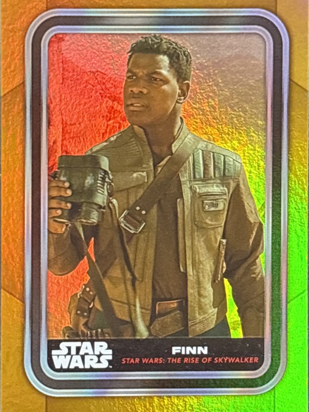 Topps Star Wars Finn Holo Gold Foil Trading Card
